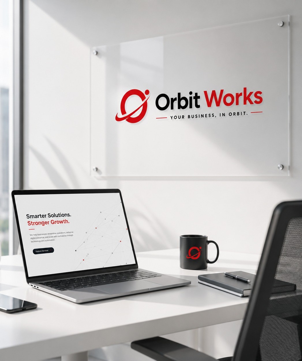 OrbitWorks engineer working on a software project